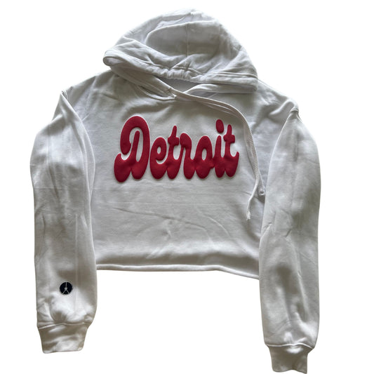 Detroit Crop lightweight hoodie