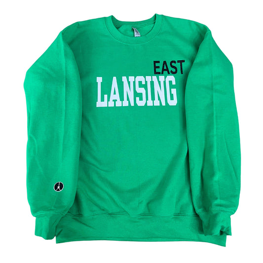 East Lansing Kelly Green crewneck sweatshirt