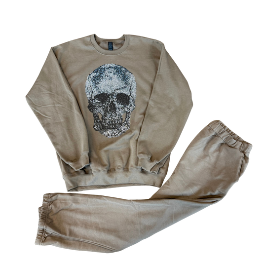 Rhinestone Skull Set