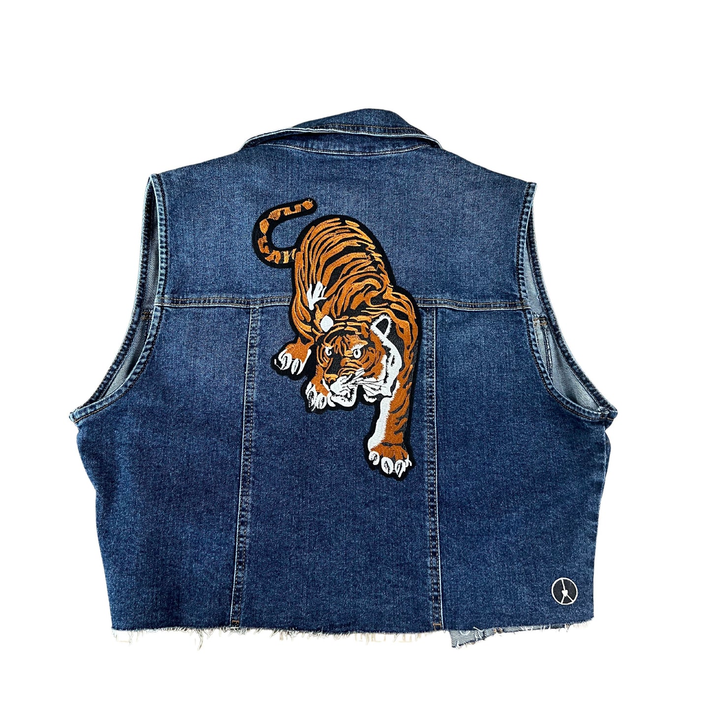 Tigers denim vest