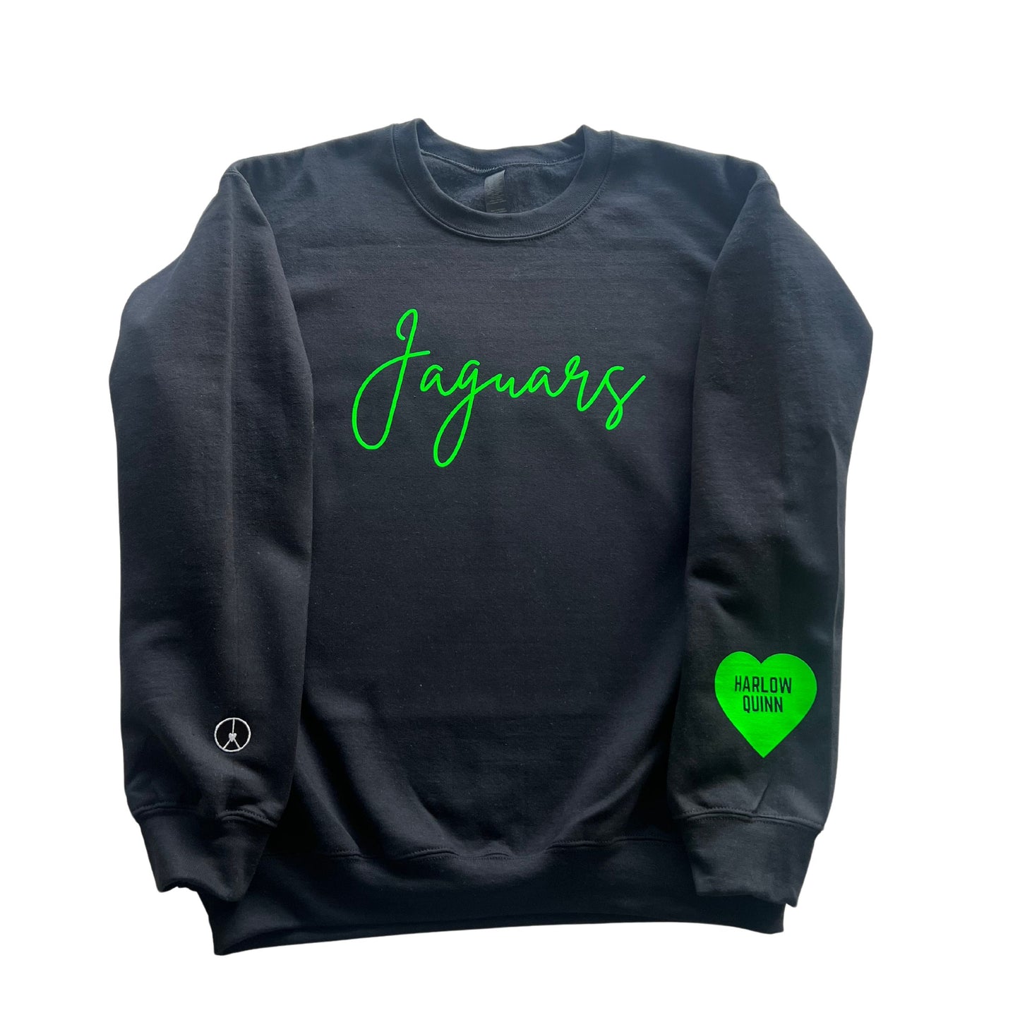 Jags, black crewneck sweatshirt