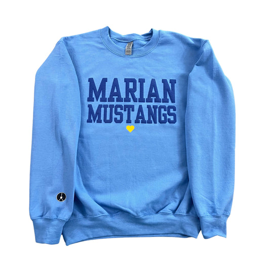 Marian Mustangs crewneck sweatshirt