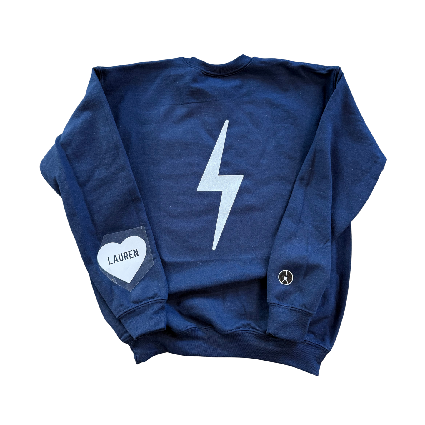 Adult All Saints blue thunder crewneck