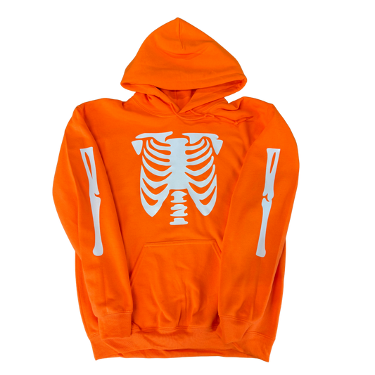 Skeleton, rib cage hoodie