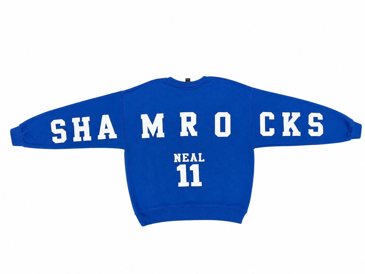 Shamrocks varsity letter crewneck