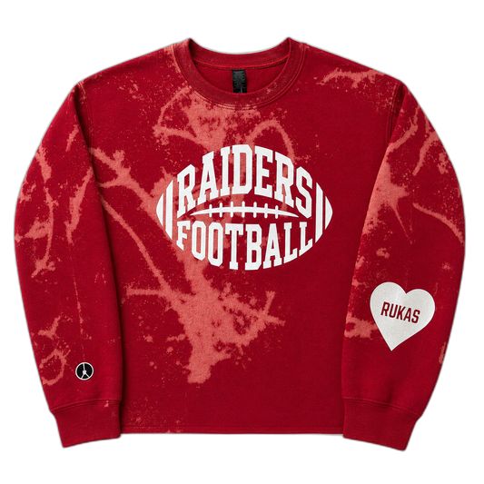 Raiders football crewneck