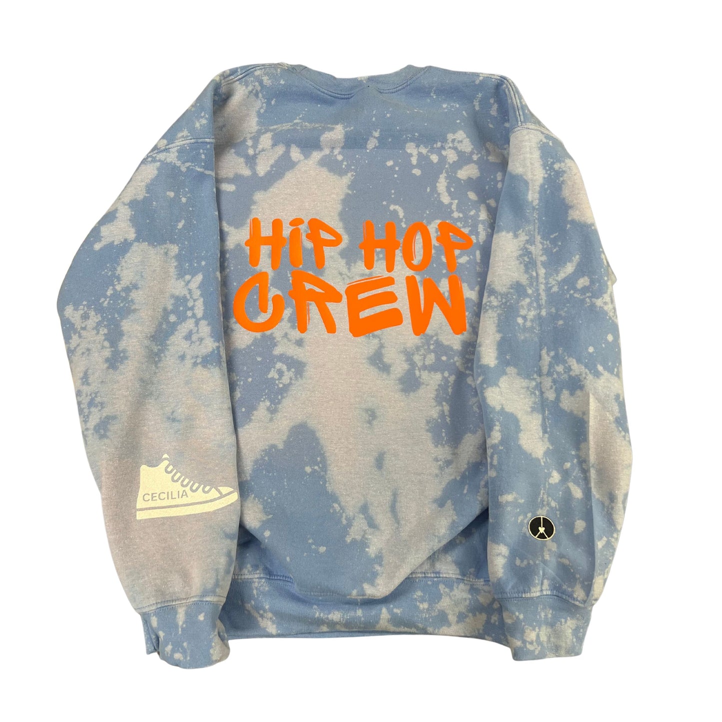 NSB Parent Sky blue tie-dye crewneck