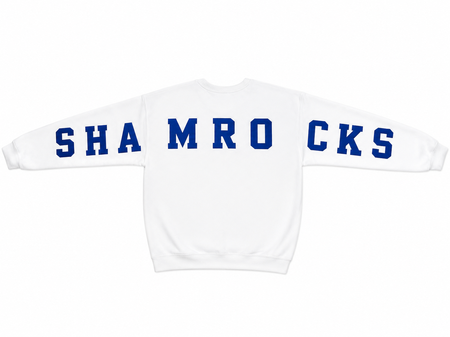 Shamrocks varsity letter crewneck