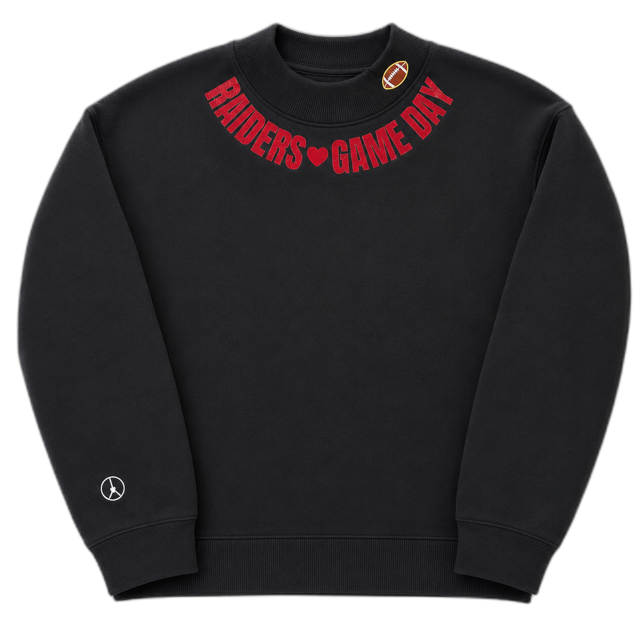 Raiders game day Mock Neck
