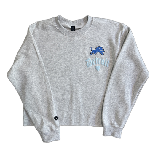 Old school Detroit football crewneck