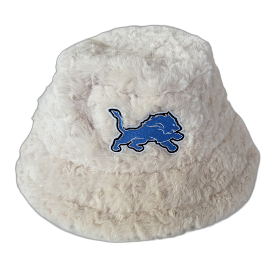 Faux fur bucket hat