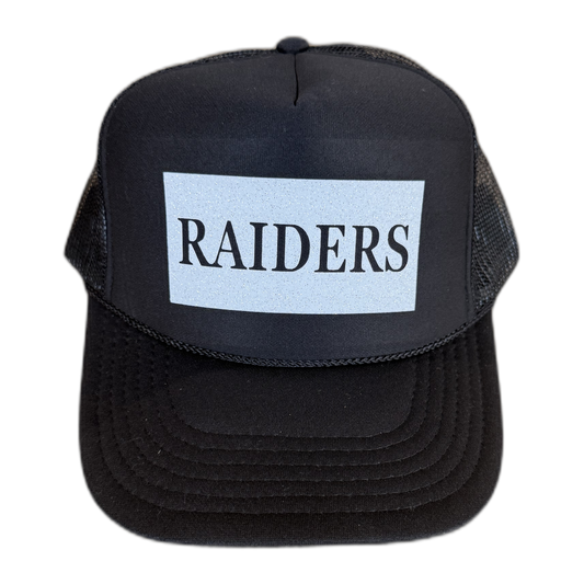 Raiders trucker hat