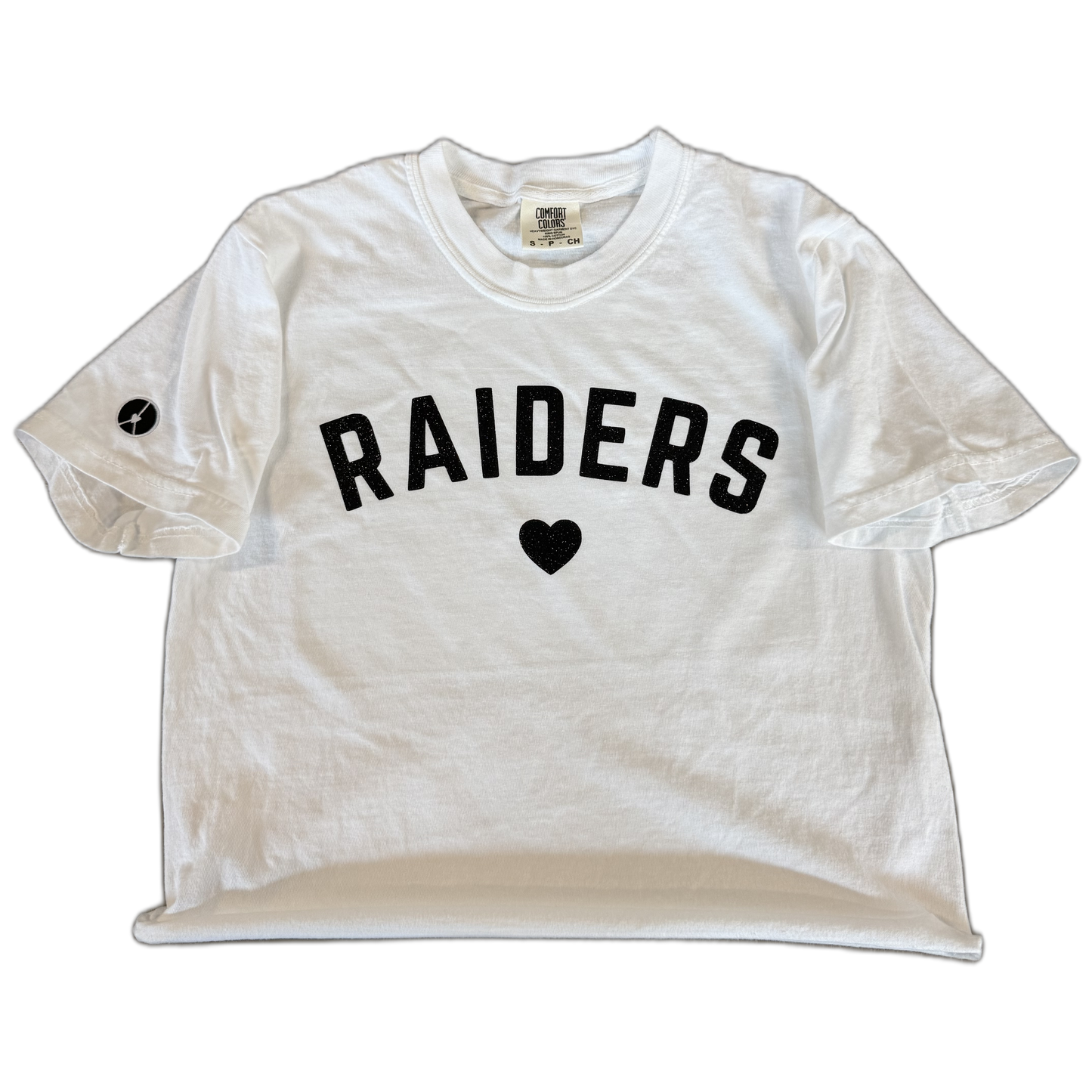 Raiders❤️ crewneck crop t shirt