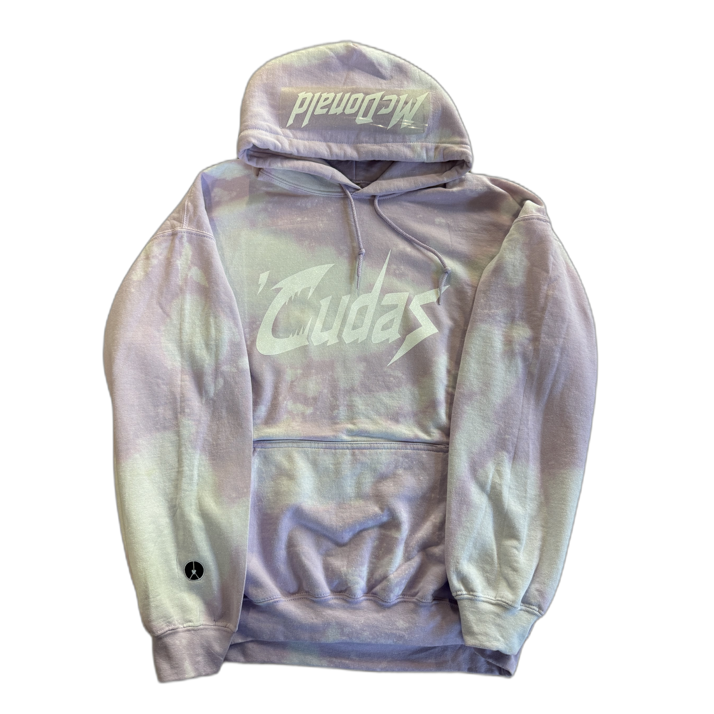 Cudas Lilac tie-dye hoodie