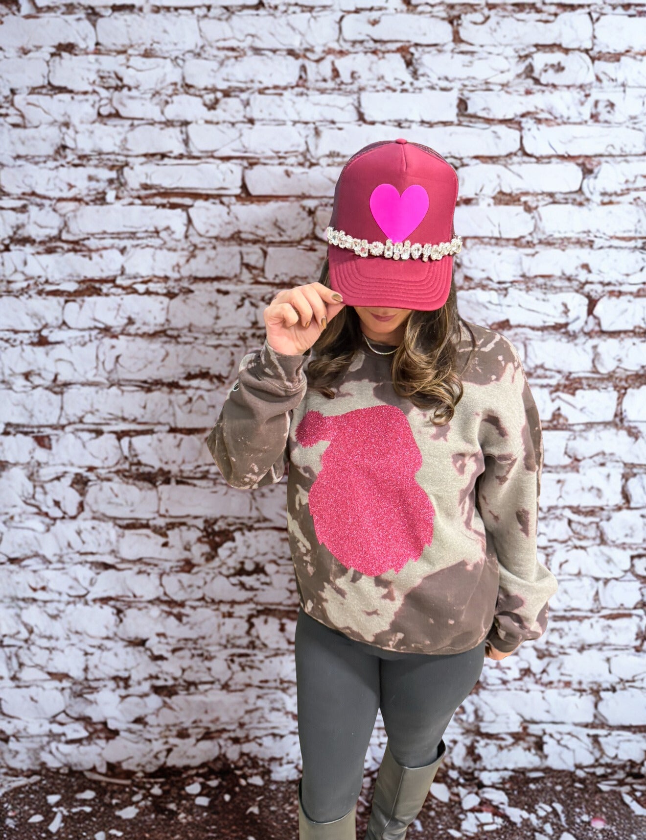 Holiday Heart Trucker