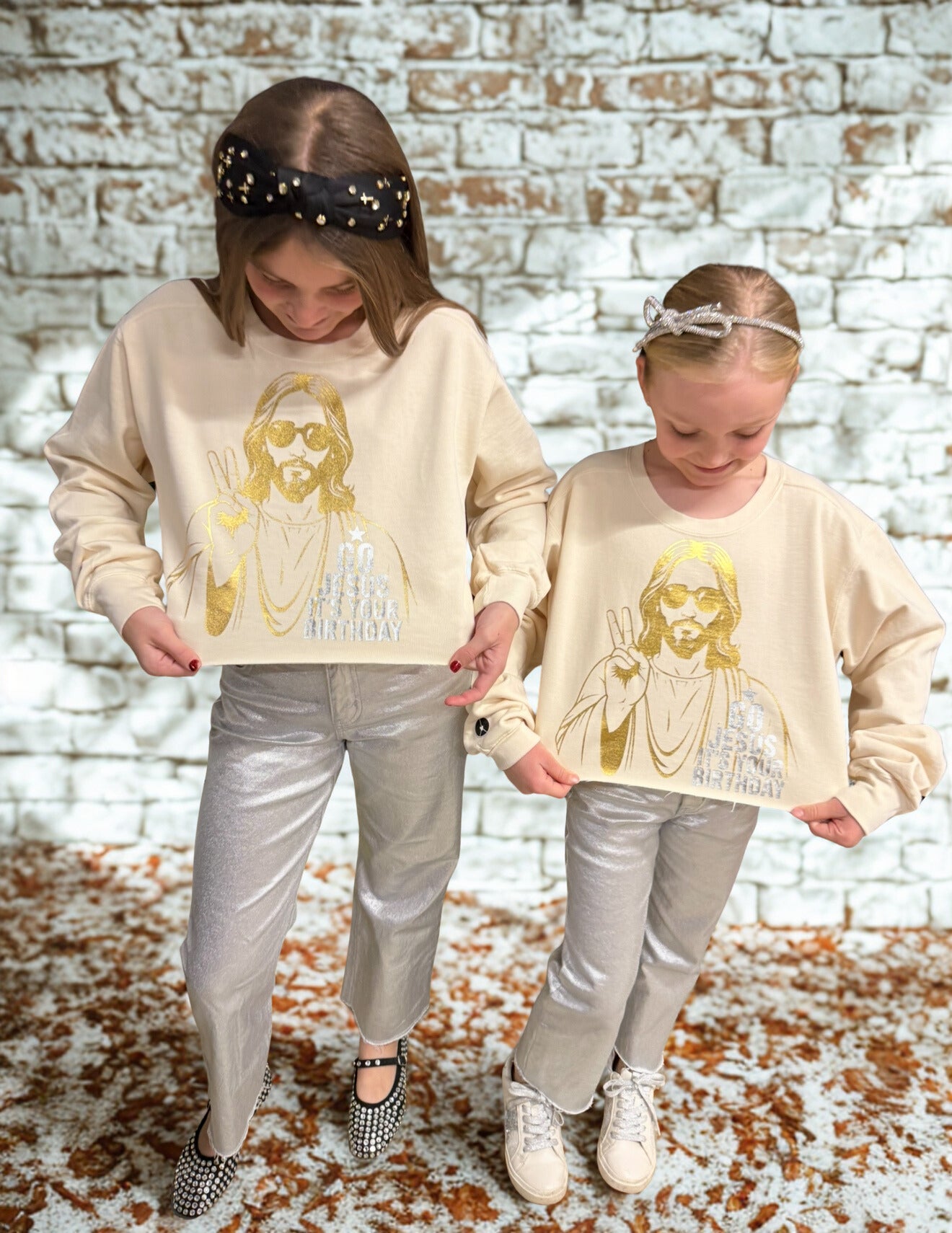 Go, Jesus it's your birthday crewneck