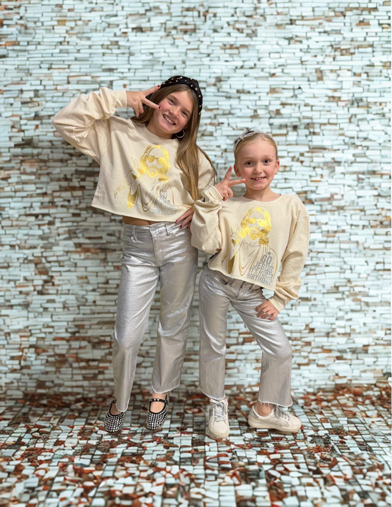 Go, Jesus it's your birthday crewneck