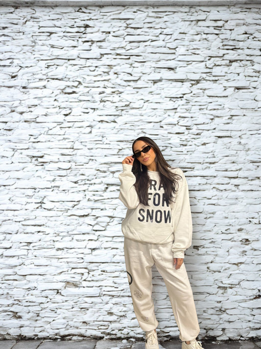 PRAY FOR SNOW Sweatsuit Set