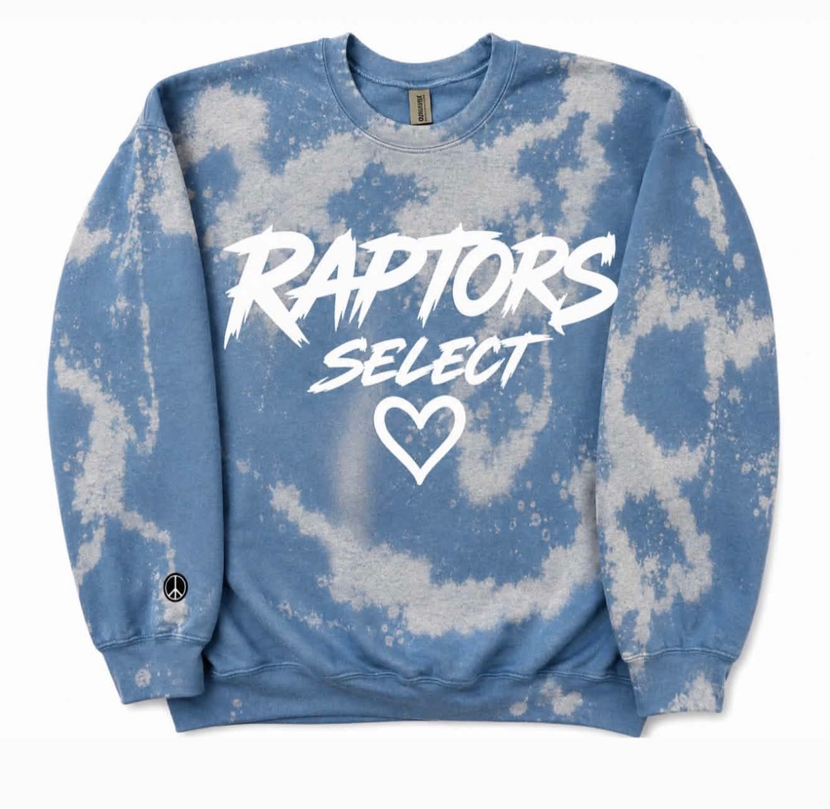 Raptors Select tie-dye crewneck