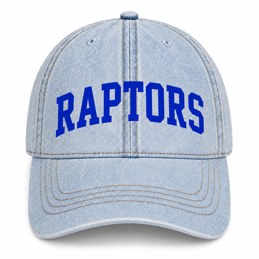 Raptors Denim baseball Hat