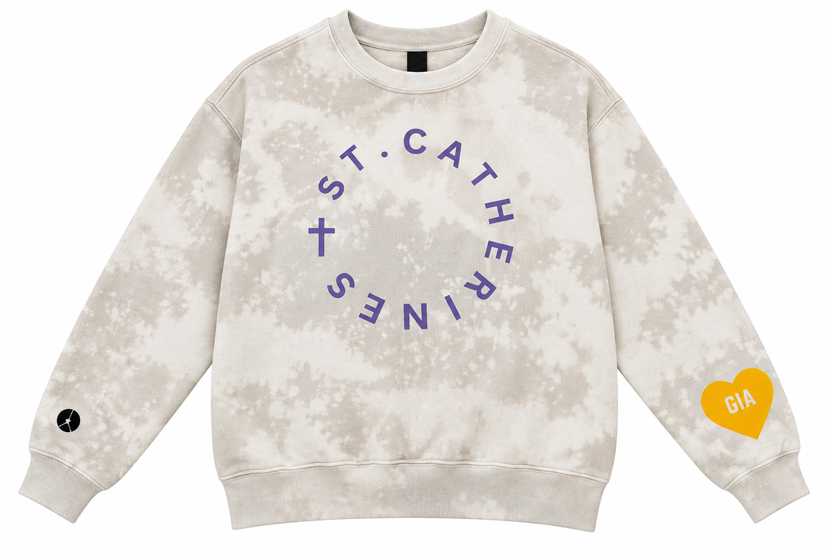 St. Catherine's Nude Tie-Dye Crewneck