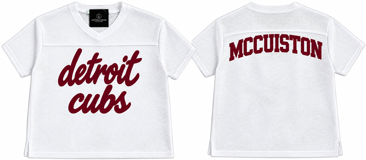 Detroit Cubs White Jersey